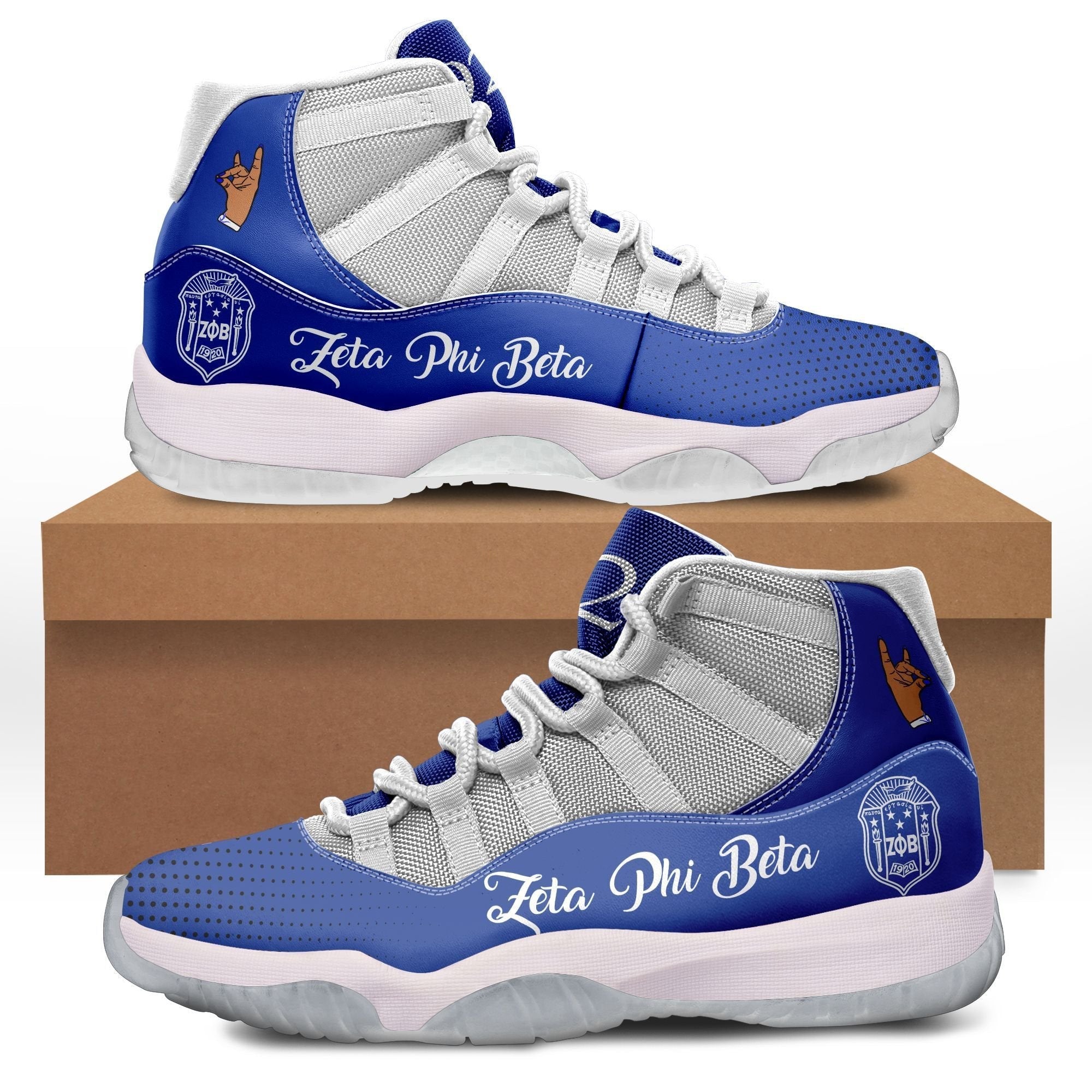 Sorority Footwear - Zeta Phi Beta Sneakers J11