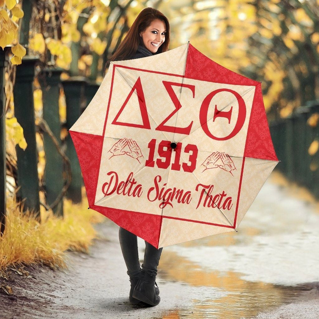 Sorority Umbrellas - Delta Sigma Theta Educated Umbrella