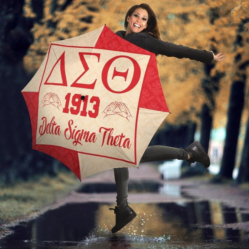Sorority Umbrellas - Delta Sigma Theta Educated Umbrella