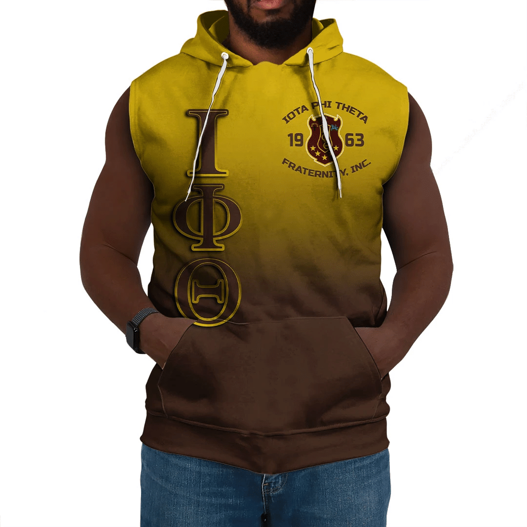 Fraternity Hoodie - Iota Phi Theta Gradient Sleeveless Hoodie