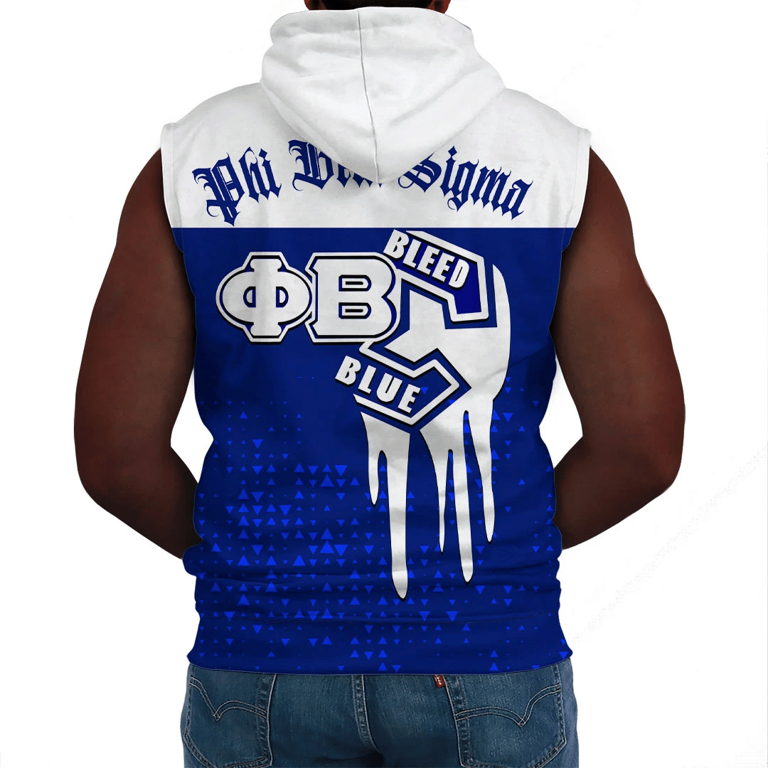 Fraternity Hoodie - Phi Beta Sigma Sleeveless Hoodie