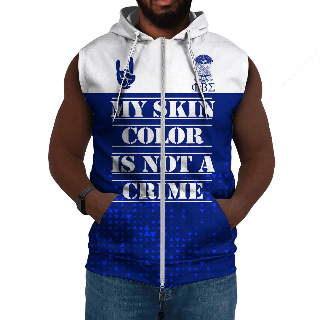 Fraternity Hoodie - Phi Beta Sigma Sleeveless Hoodie