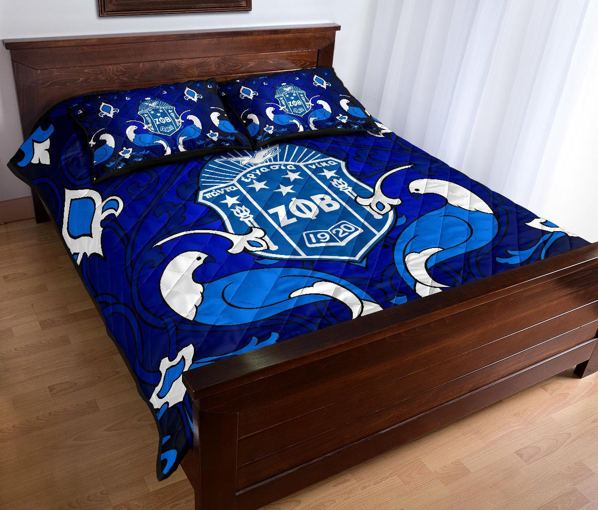 Zeta Phi Beta Sorority Quilt Bed Set