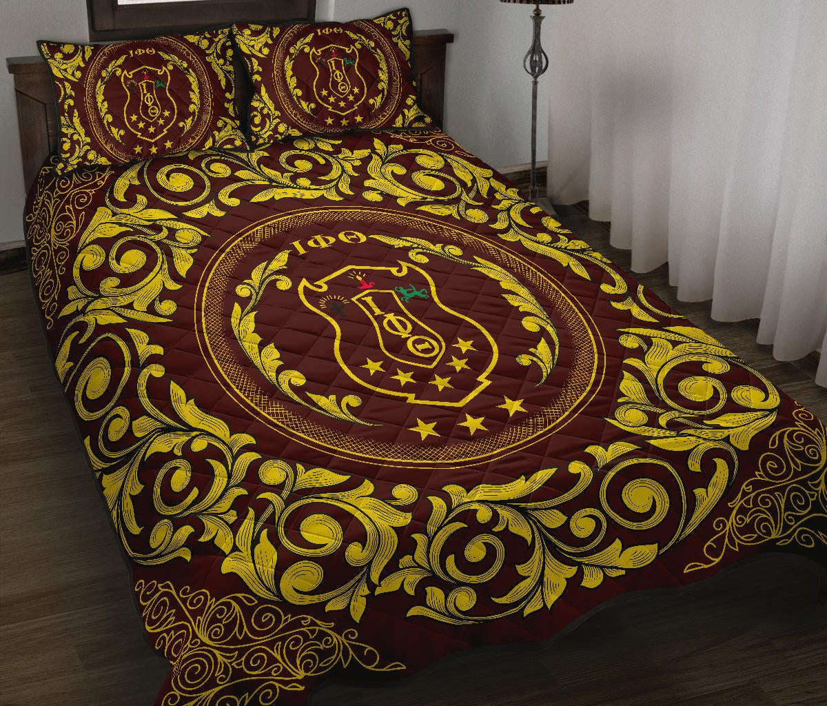 Iota Phi Theta Fraternity Quilt Bed Set
