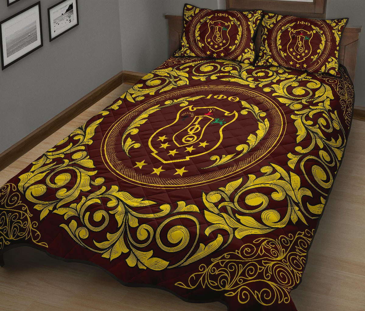 Iota Phi Theta Fraternity Quilt Bed Set