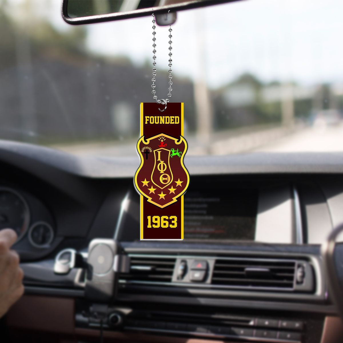 Fraternity Ornament - Iota Phi Theta Founded Car Hanging Ornament