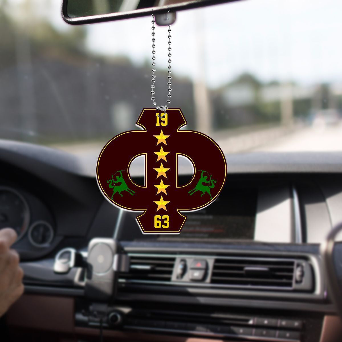 Fraternity Ornament - Iota Phi Theta Star Car Hanging Ornament