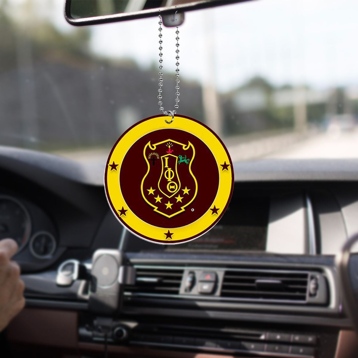Fraternity Ornament - Iota phi Theta IPT Car Hanging Ornament