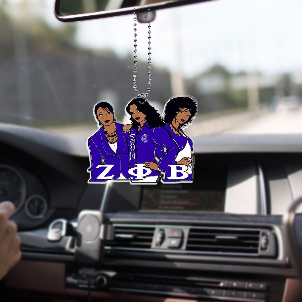 Sorority Ornament - Zeta Phi Beta Three Women Ornament