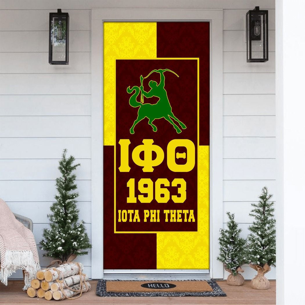 Fraternity Door Cover - 1963 Iota Phi Theta Logo Door Cover