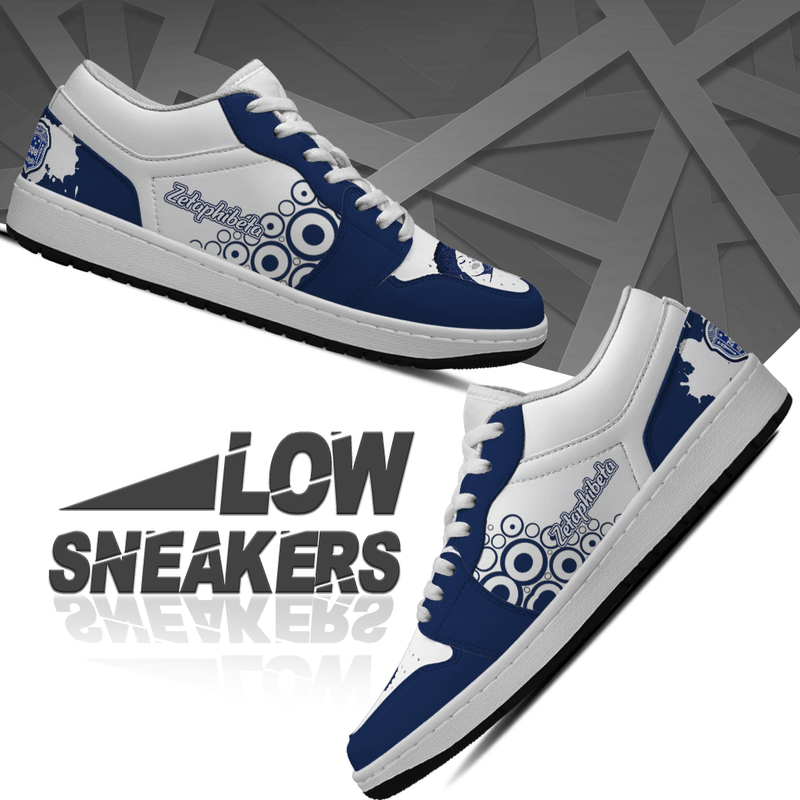 Sorority Footwear - Paint Zeta Phi Beta Finer Girl Low Sneaker