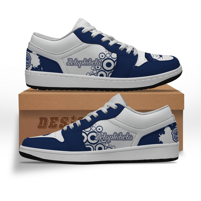 Sorority Footwear - Paint Zeta Phi Beta Finer Girl Low Sneaker