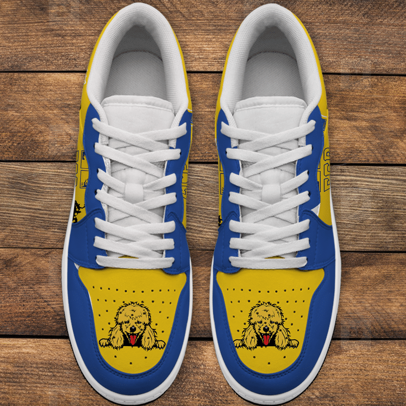 Sorority Footwear - Paint Sigma Gamma Rho Poodle Wings Low Sneaker