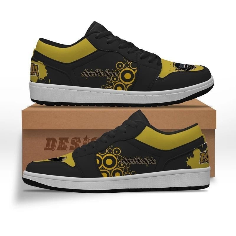Fraternity Footwear - Paint Alpha Phi Alpha Kong Low Sneaker