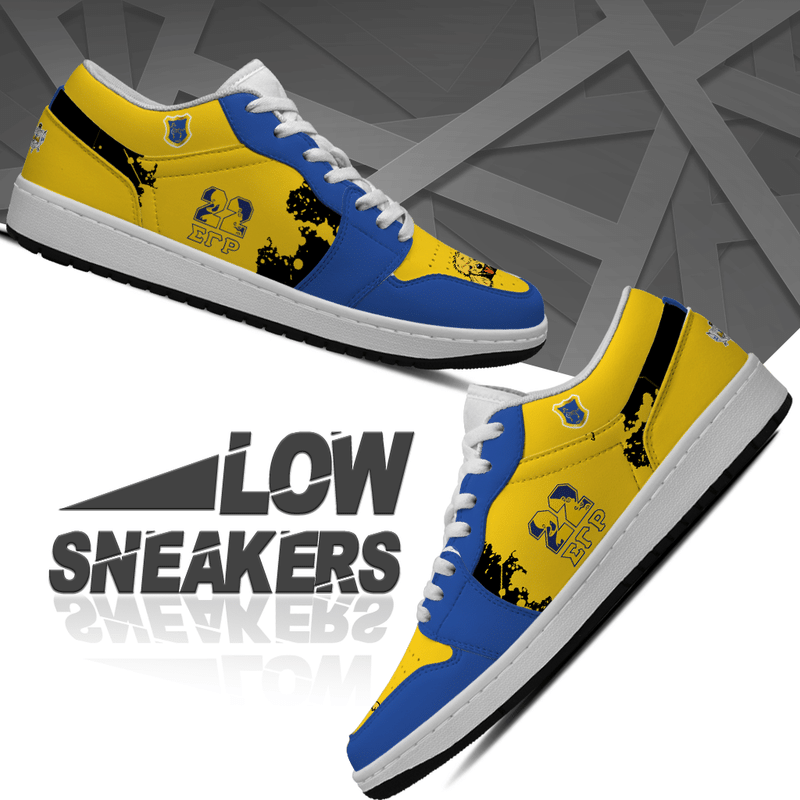 Sorority Footwear - Paint Sigma Gamma Rho Poodle Wings Low Sneaker