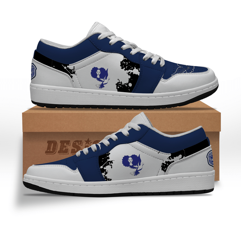 Sorority Footwear - Dove Zeta Phi Beta Finer Girl Low Sneaker
