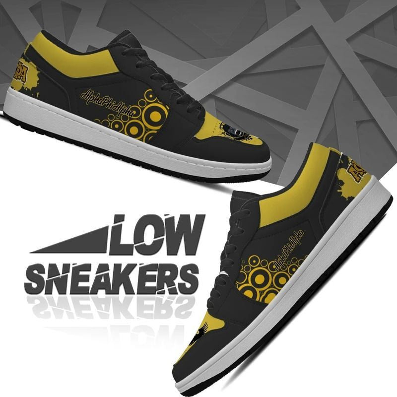 Fraternity Footwear - Paint Alpha Phi Alpha Kong Low Sneaker
