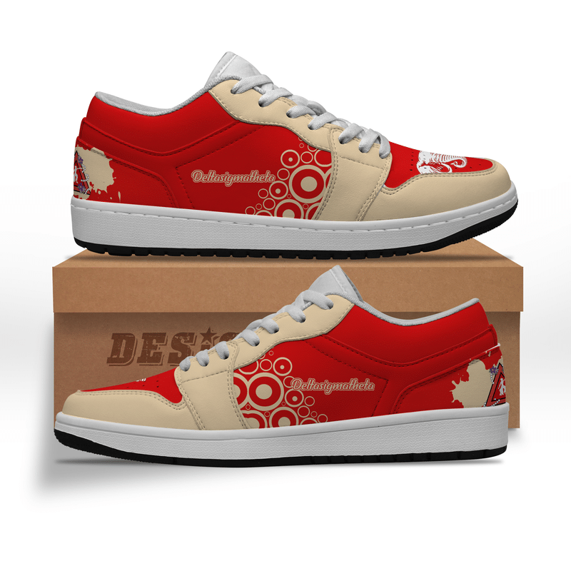 Sorority Footwear - Paint Delta Sigma Theta Low Sneaker