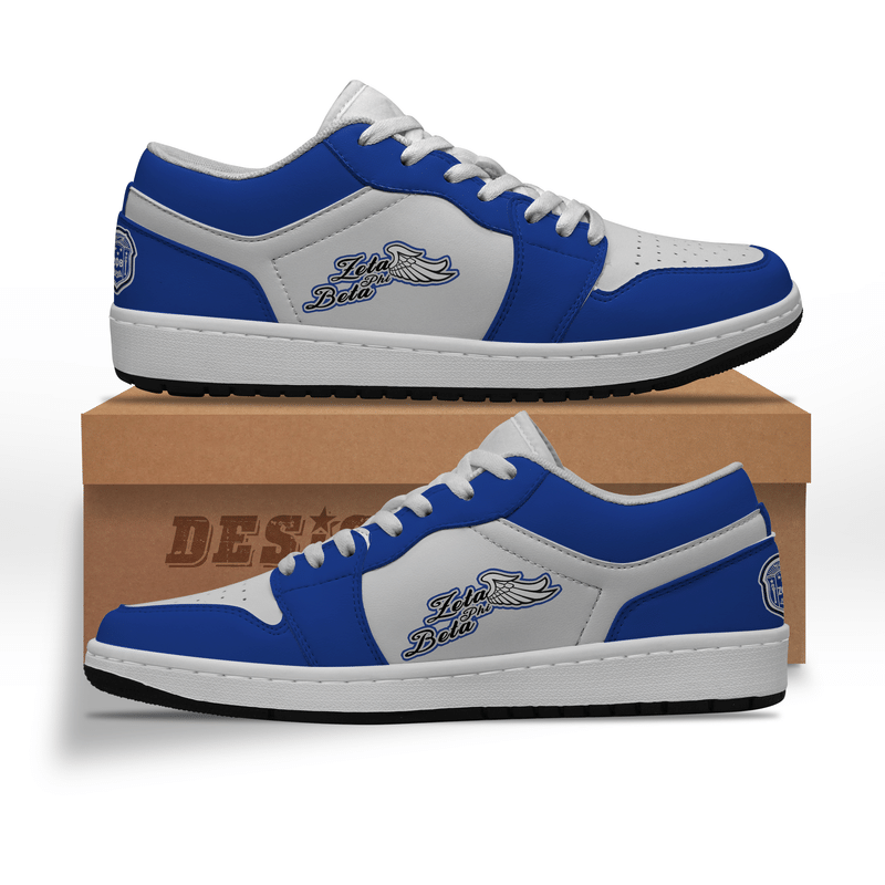 Sorority Footwear - Zeta Phi Beta Wings Low Sneaker