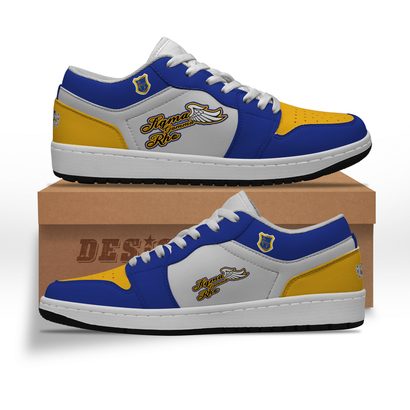 Sorority Footwear - Sigma Gamma Rho Poodle Wings Low Sneaker