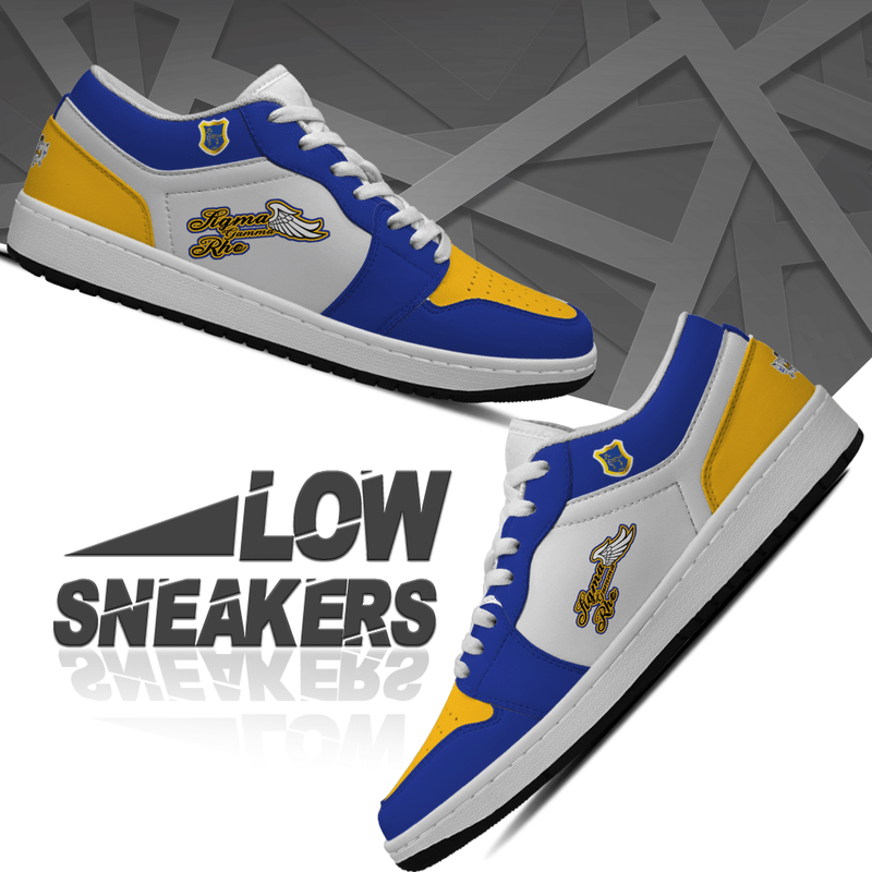 Sorority Footwear - Sigma Gamma Rho Poodle Wings Low Sneaker