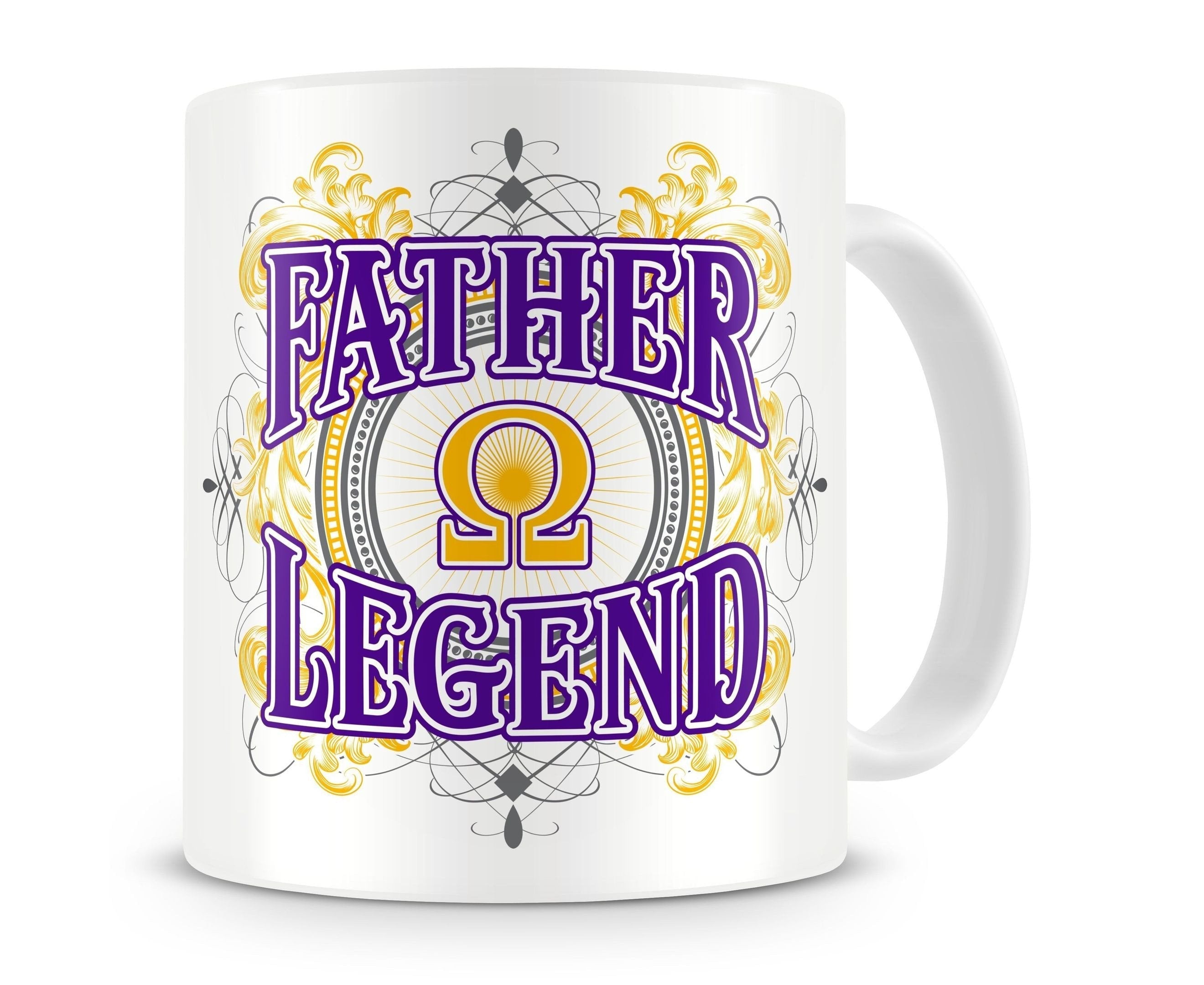 Fraternity Drinkware - Omega Psi Phi Father Omega Legend Ceramic Mug