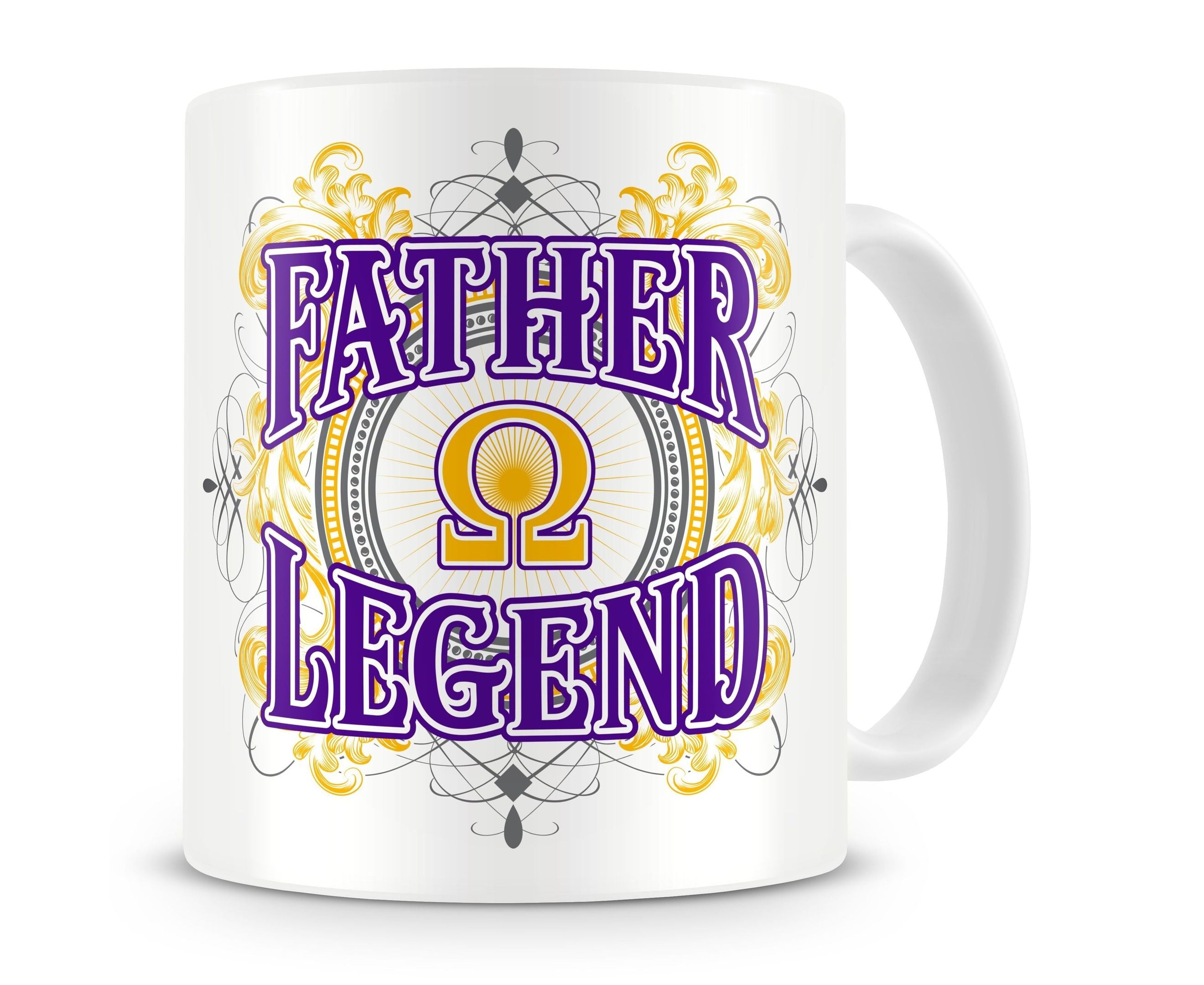 Fraternity Drinkware - Omega Psi Phi Father Omega Legend Ceramic Mug