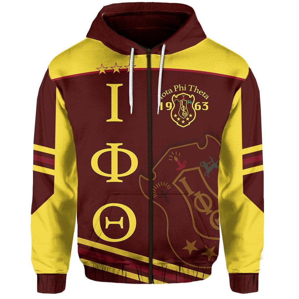 Fraternity Hoodie - Iota Phi Theta Zip Hoodie Newest