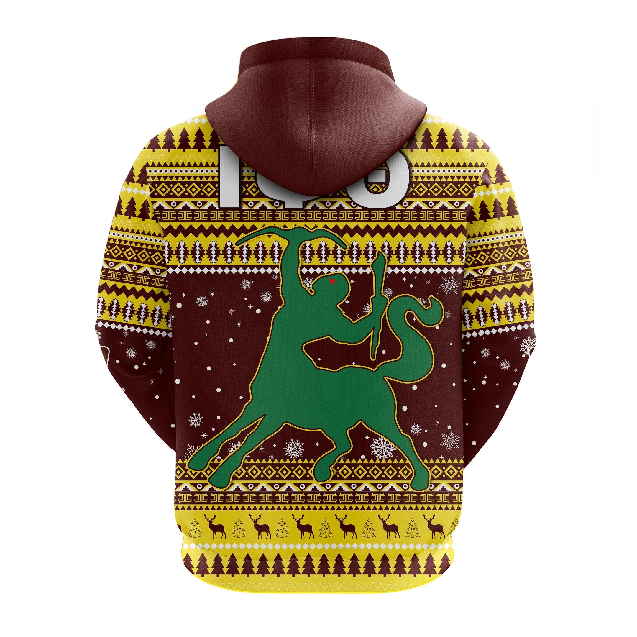 Fraternity Hoodie - Iota Phi Theta Christmas Zip Hoodie African Pattern