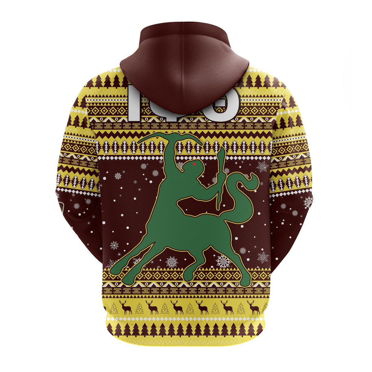 Fraternity Hoodie - Iota Phi Theta African Pattern Christmas Zip Hoodie