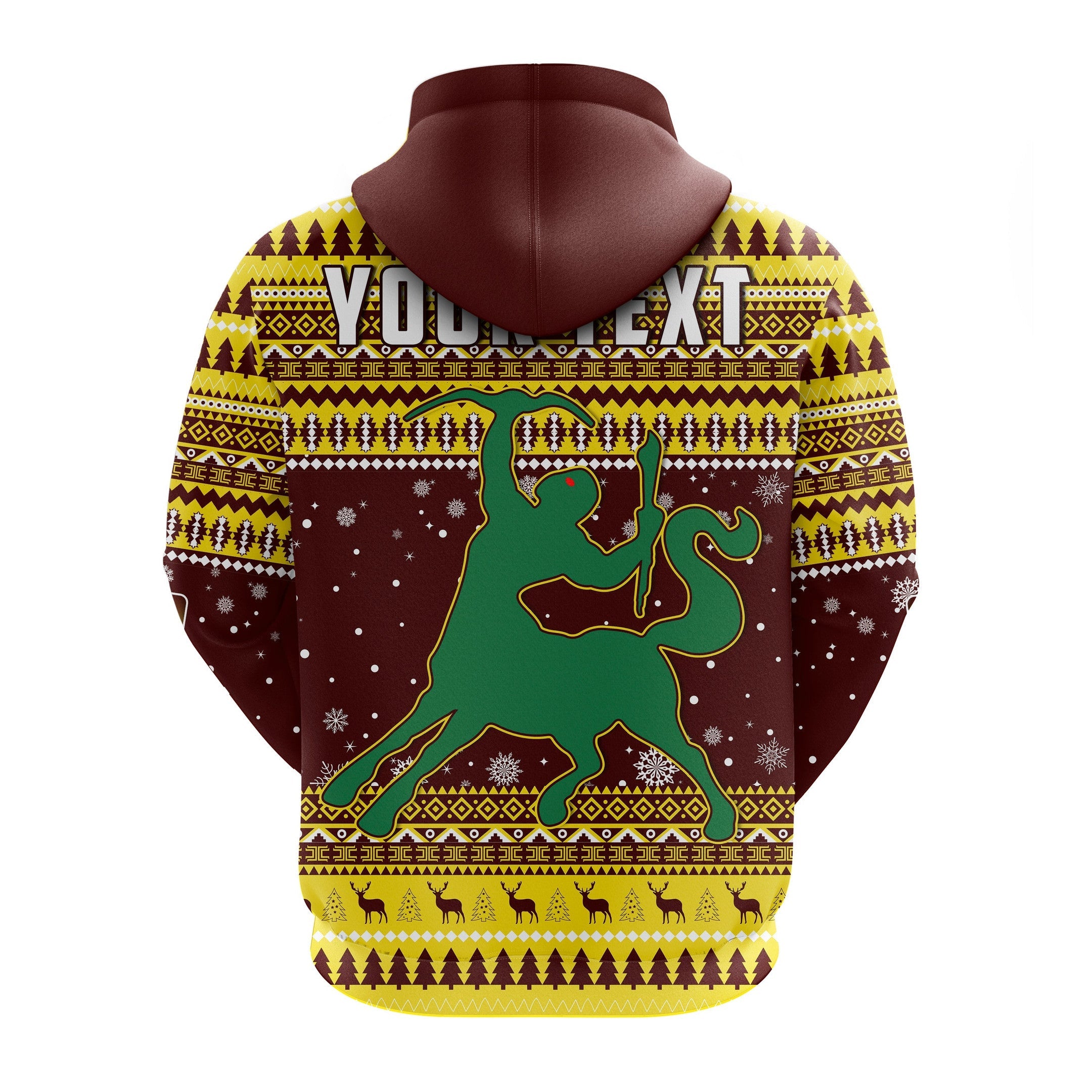 Fraternity Hoodie - Personalized Iota Phi Theta Christmas Zip Hoodie African Pattern
