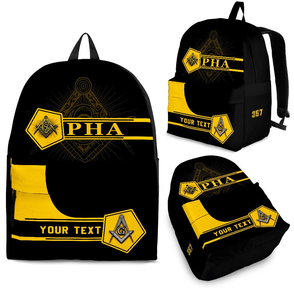 Fraternity Backpack - Personalized Prince Hall Freemasonry Simple Style