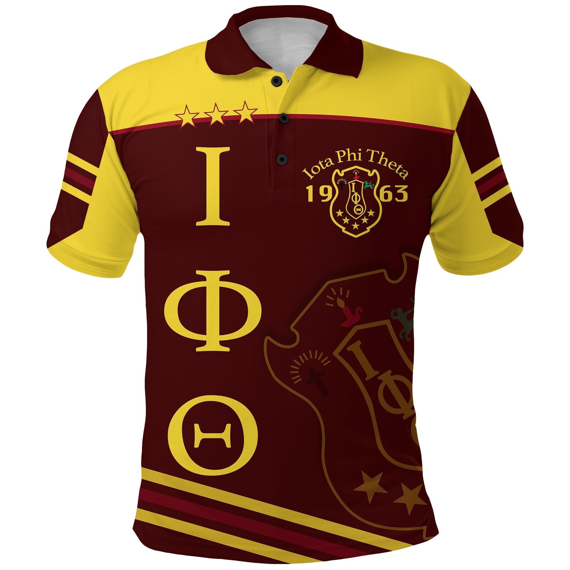 Fraternity Polo - Personalized Iota Phi Theta Polo Shirt Newest