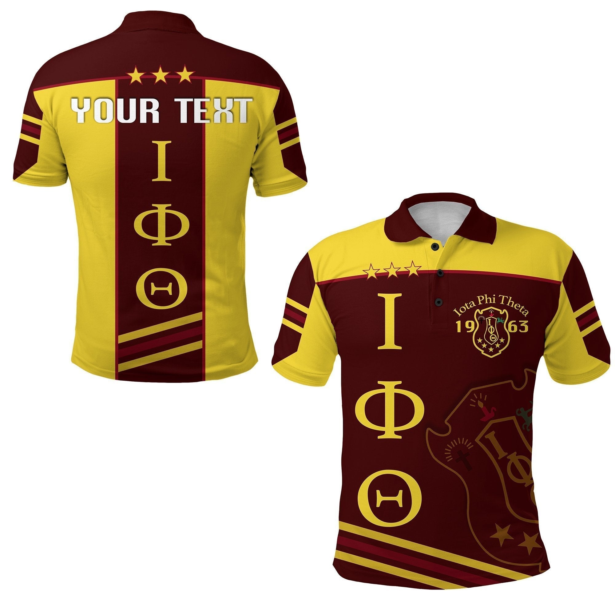 Fraternity Polo - Personalized Iota Phi Theta Polo Shirt Newest
