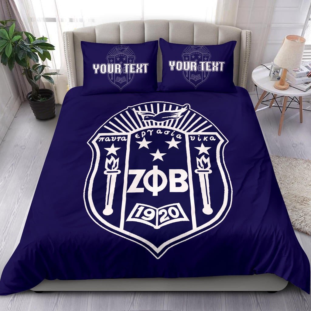 Sorority Bedding Set - Personalized Zeta Phi Beta Bedding Set Classic