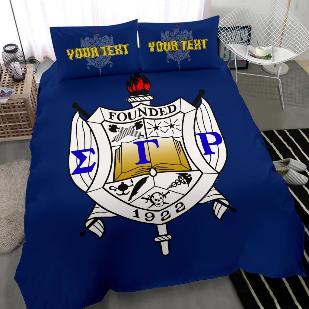 Sorority Bedding Set - Personalized Sigma Gamma Rho Bedding Set Classic