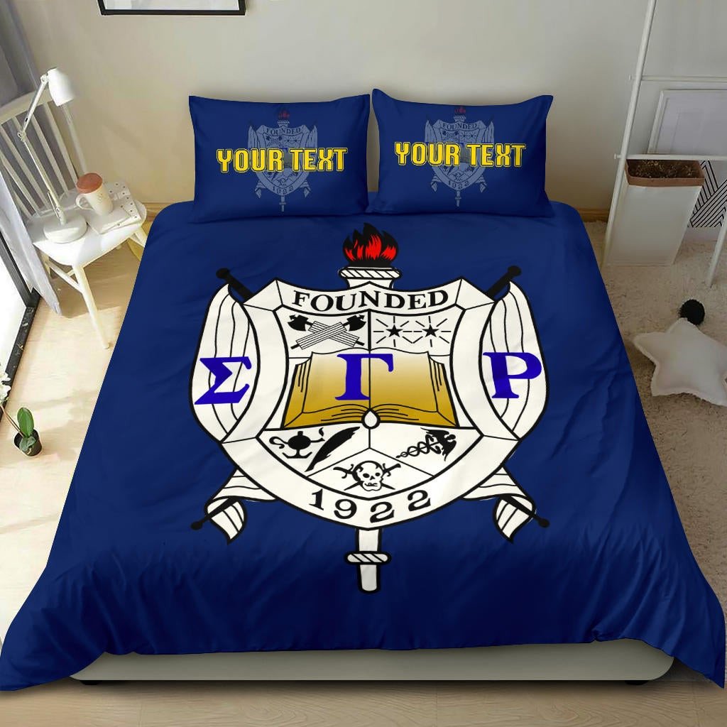 Sorority Bedding Set - Personalized Sigma Gamma Rho Bedding Set Classic