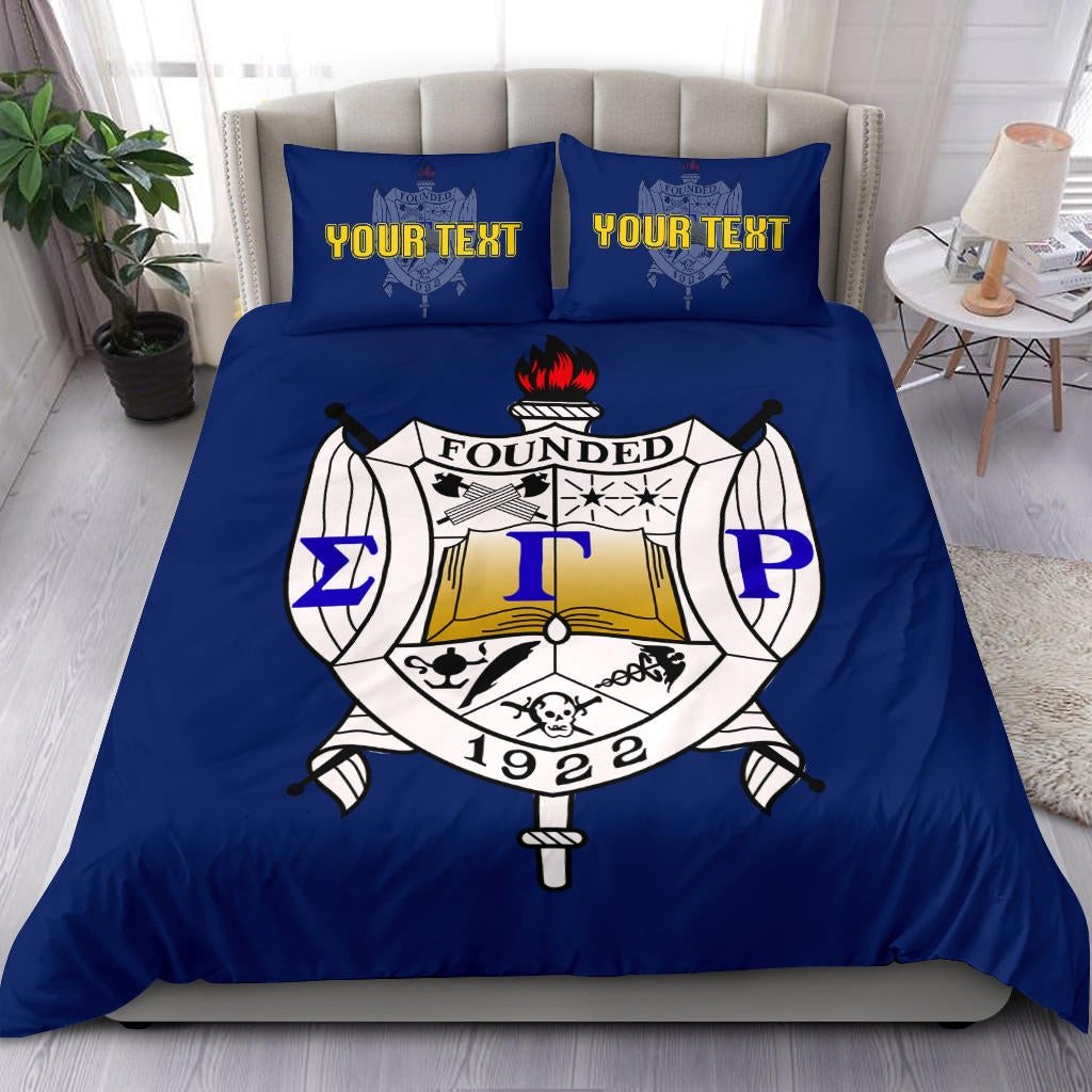 Sorority Bedding Set - Personalized Sigma Gamma Rho Bedding Set Classic