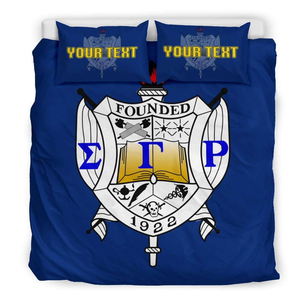 Sorority Bedding Set - Personalized Sigma Gamma Rho Bedding Set Classic