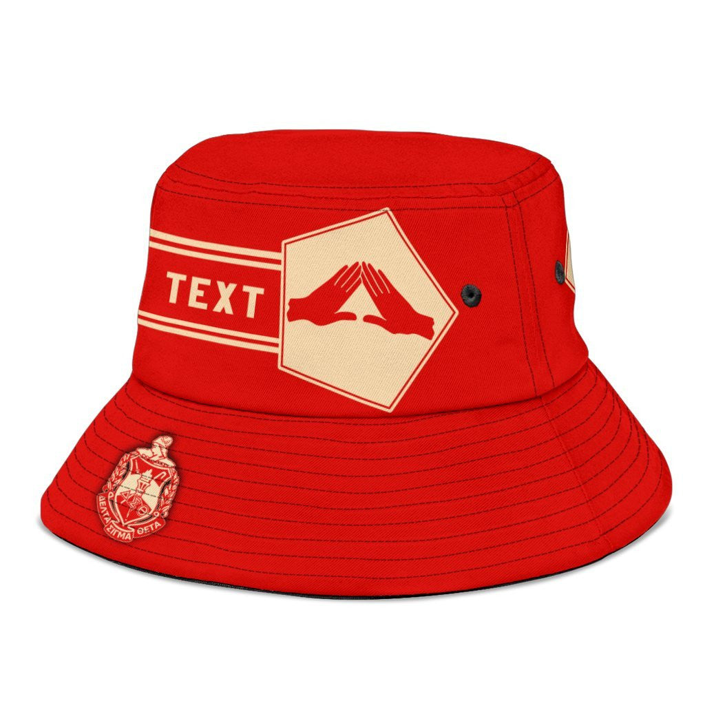 Sorority Hat - Personalized Delta Sigma Theta Bucket Hat Simple Style