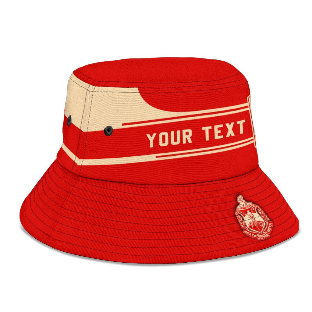 Sorority Hat - Personalized Delta Sigma Theta Bucket Hat Simple Style