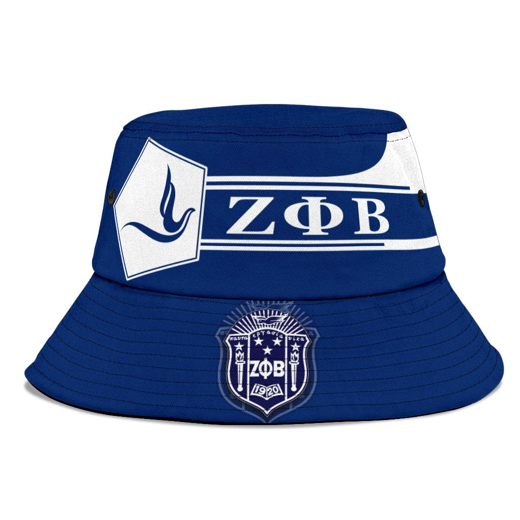 Sorority Hat - Personalized Zeta Phi Beta Bucket Hat Simple Style