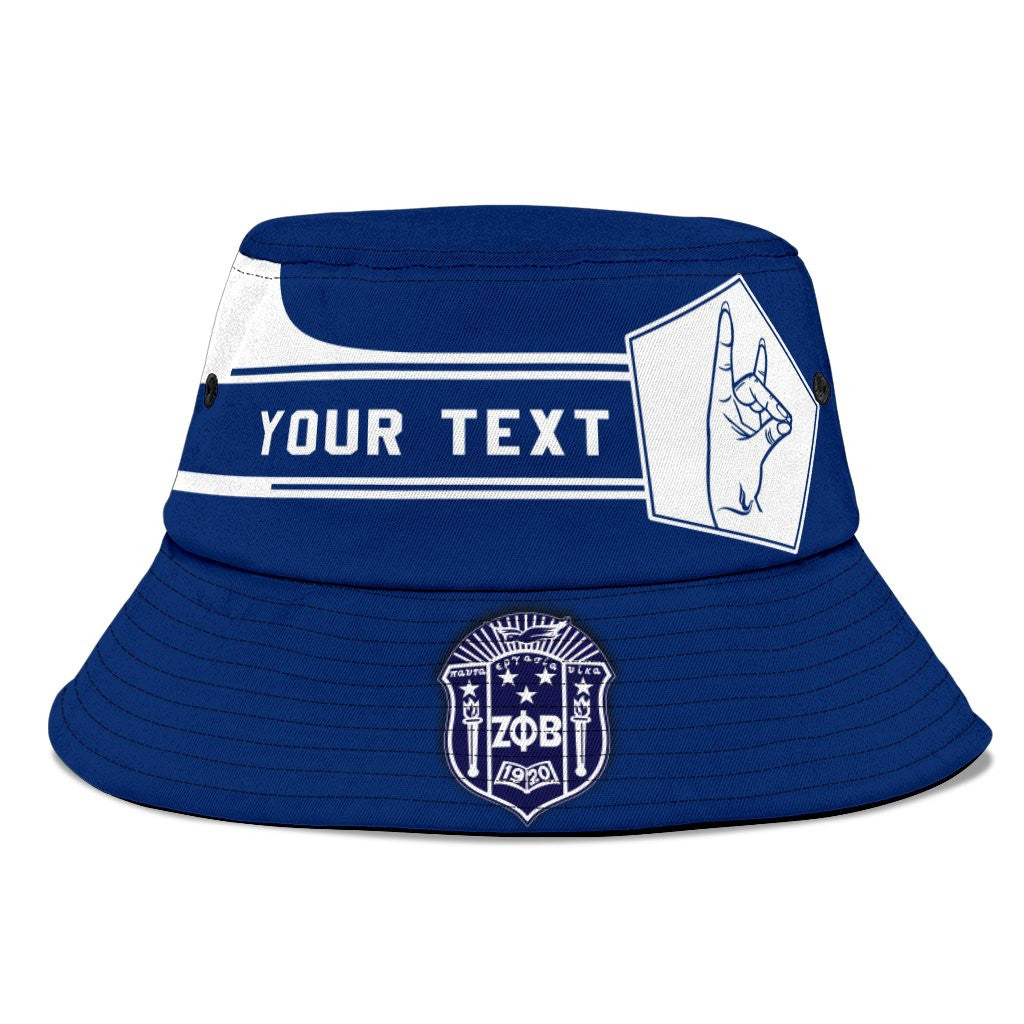 Sorority Hat - Personalized Zeta Phi Beta Bucket Hat Simple Style