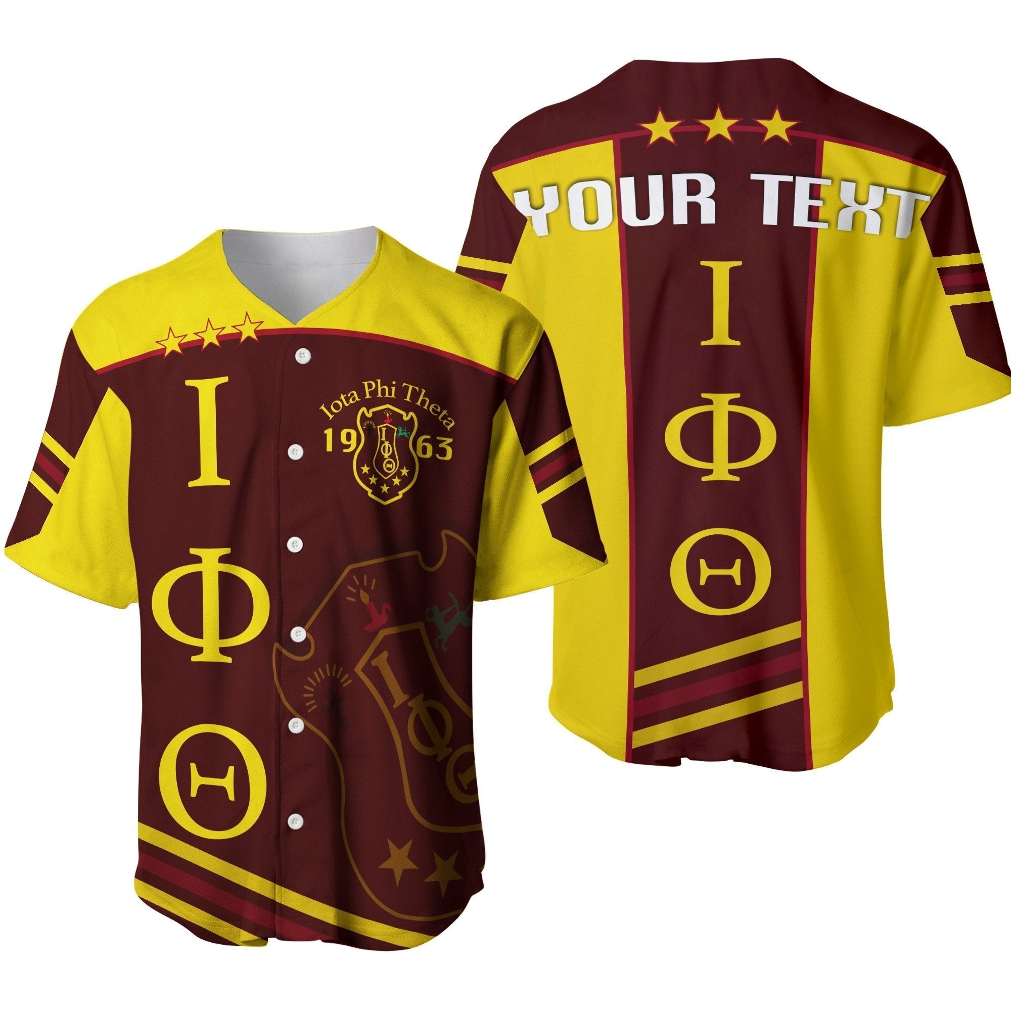 Fraternity Baseball Jersey - Personalized Iota Phi Theta Baseball Jersey Newest