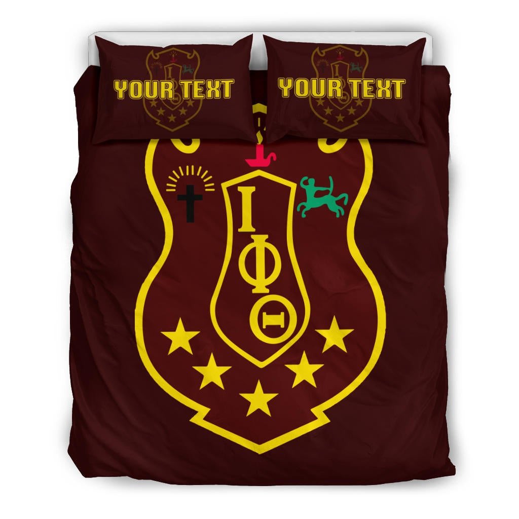 Fraternity Bedding Set - Personalized Iota Phi Theta Bedding Set Classic