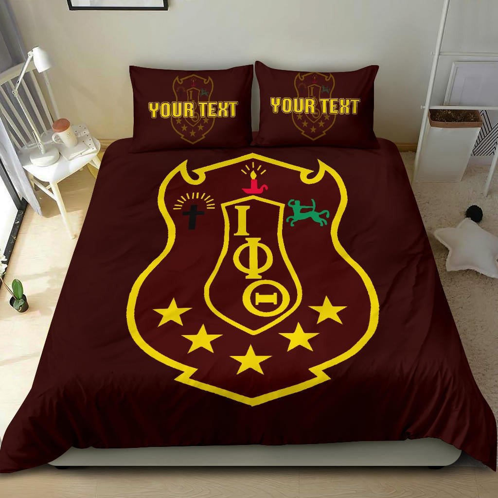 Fraternity Bedding Set - Personalized Iota Phi Theta Bedding Set Classic