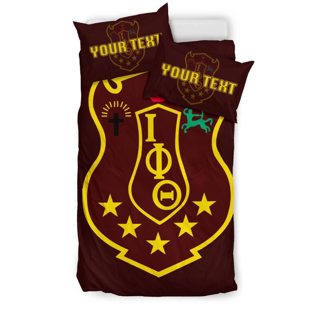 Fraternity Bedding Set - Personalized Iota Phi Theta Bedding Set Classic