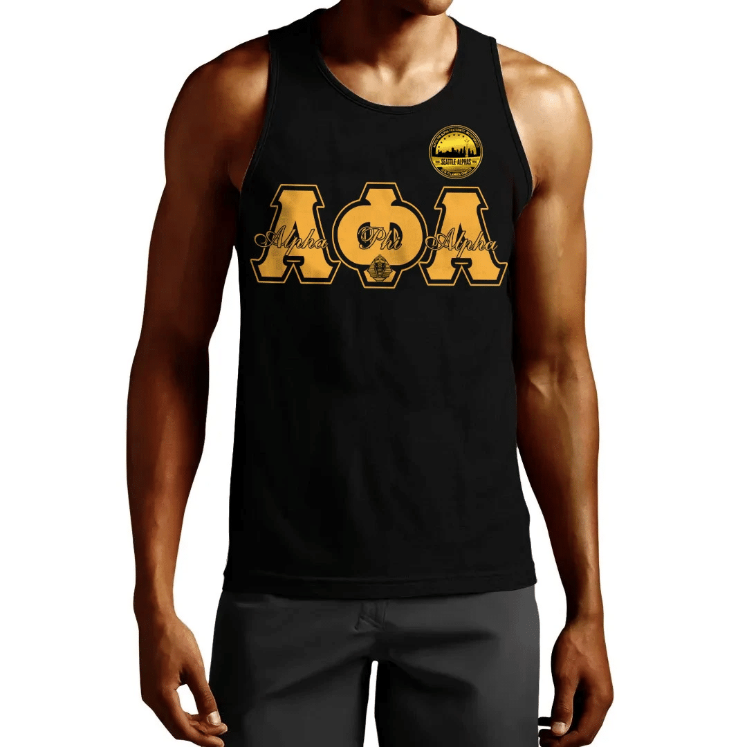 Fraternity Tank Top - Alpha Phi Alpha Seattle Alphas Tank Top