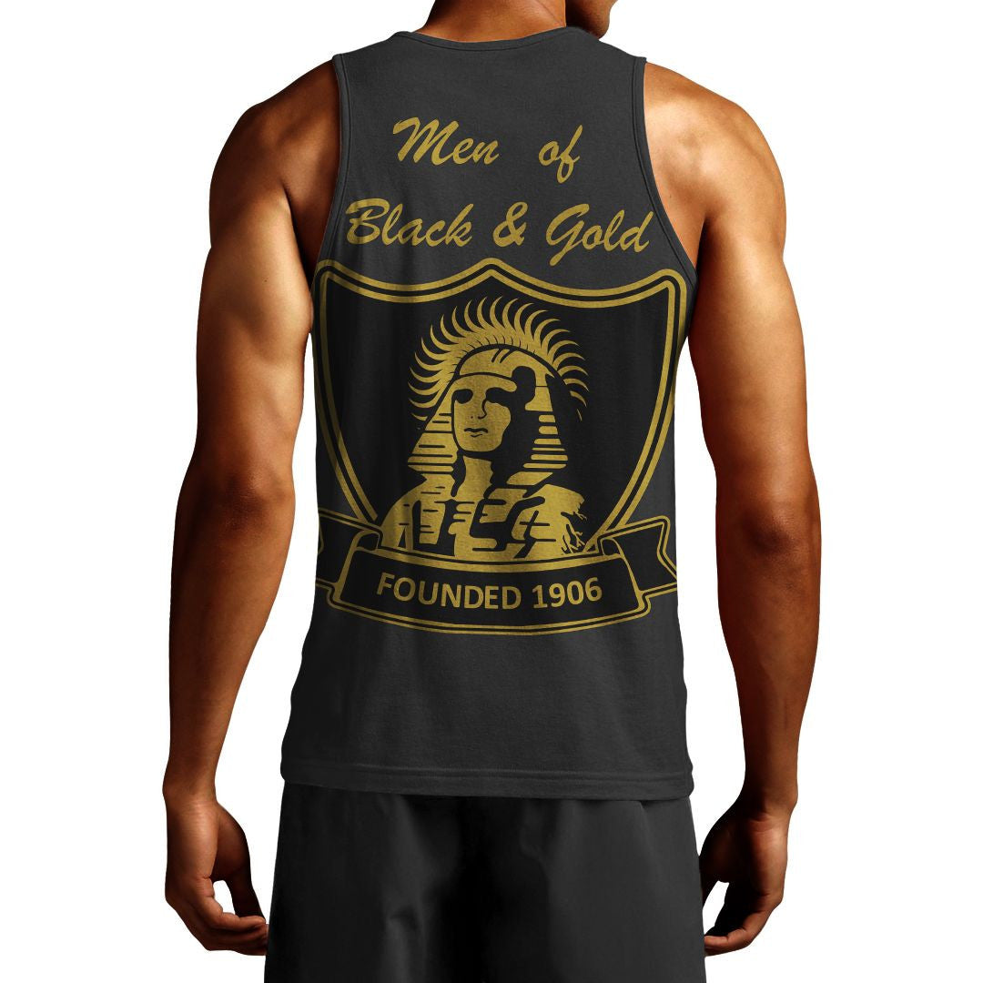 Fraternity Tank Top - Black And Gold Alpha Phi Alpha Tank Top