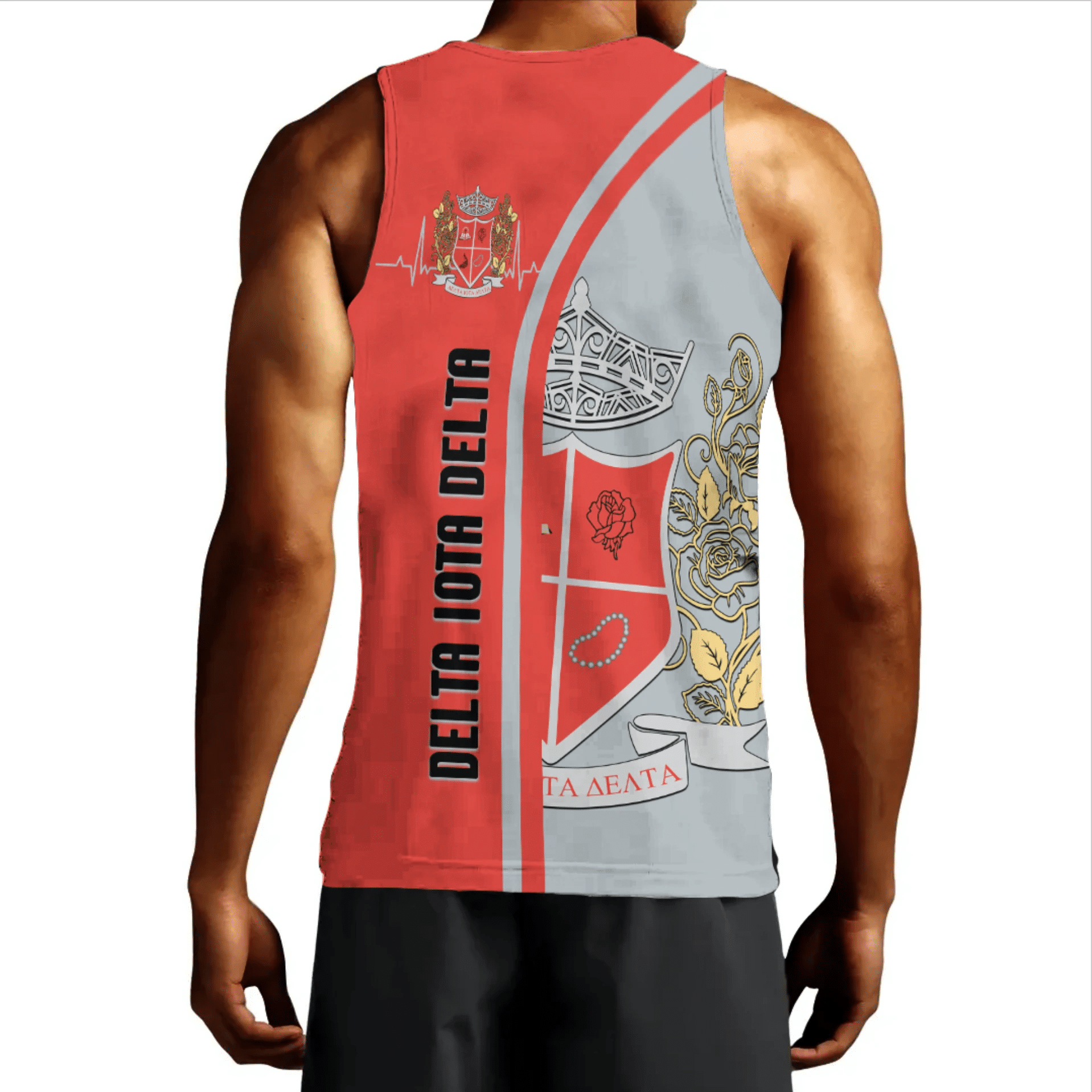 Sorority Tank Top - Delta Iota Delta In My Heart Tank Top